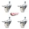 Service Caster 3 Inch Nylon Swivel 12mm Threaded Stem Caster Set with Total Lock Brake SCC SCC-TSTTL20S314-NYS-M1215-4 - alternate 3